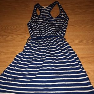 FOREVER 21 STRIPED TIE DRESS